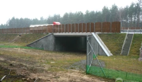 3-Typowe przejścia dolne dla średnich zwierząt o konstrukcji betonowej przy autostradzie A1, odcinek:...