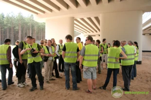 Wycieczka techniczna - wizytacja dolnych przejść dla zwierząt przy drodze ekspresowej S-3. Fot. Archiwum Pracowni