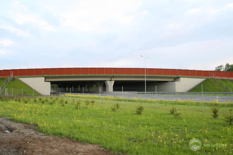 24-Największe przejście górne przy śląskich drogach szybkiego ruchu – autostrada A1, odcinek: Gliwice-Rybnik