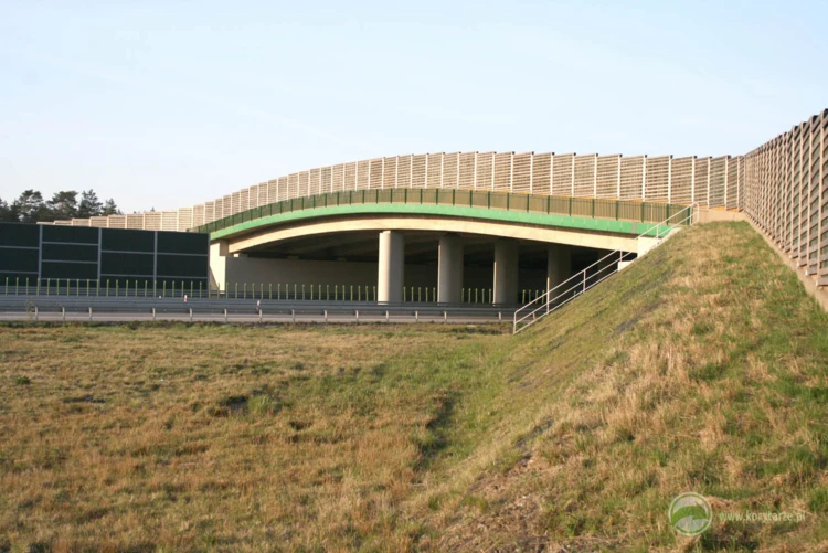 80-System górnych przejść przy autostradzie A4, odcinek: Tarnów-Rzeszów tworzy łącznie 6 obiektów...