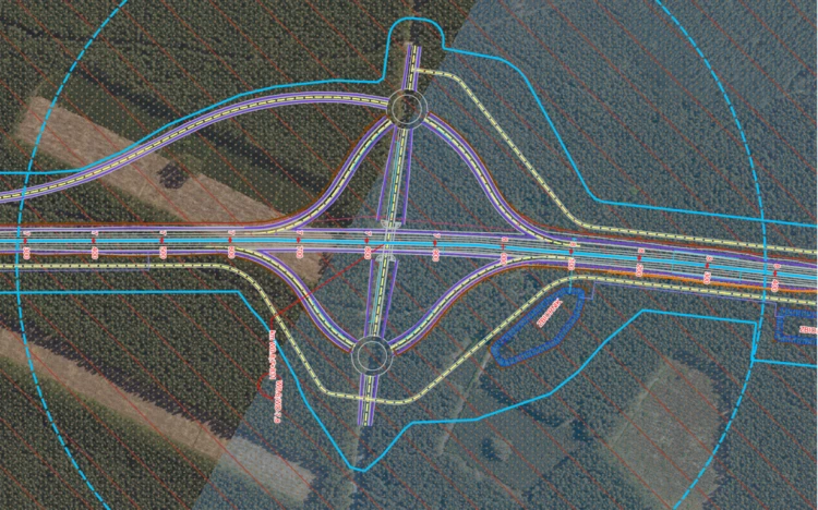 Węzeł Chodzież na trasie Ujście-Oborniki